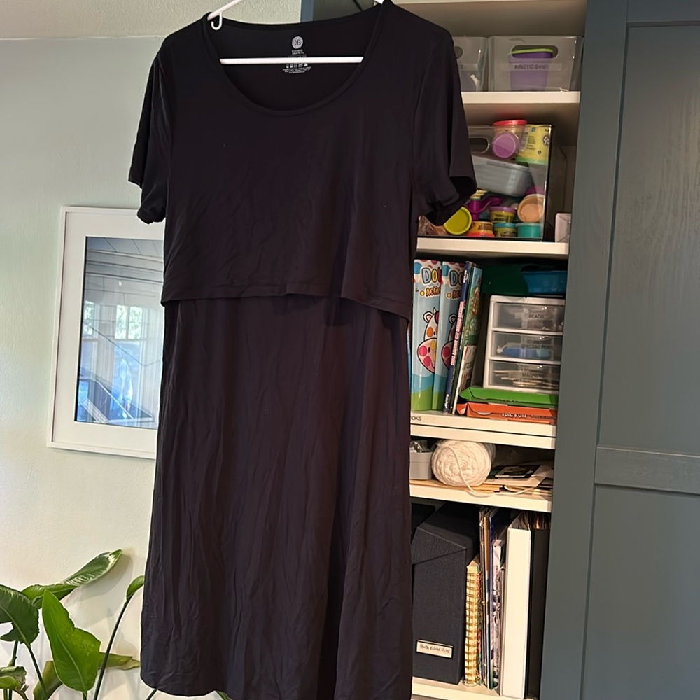 Kindred Bravely black maternity nursing dress size large